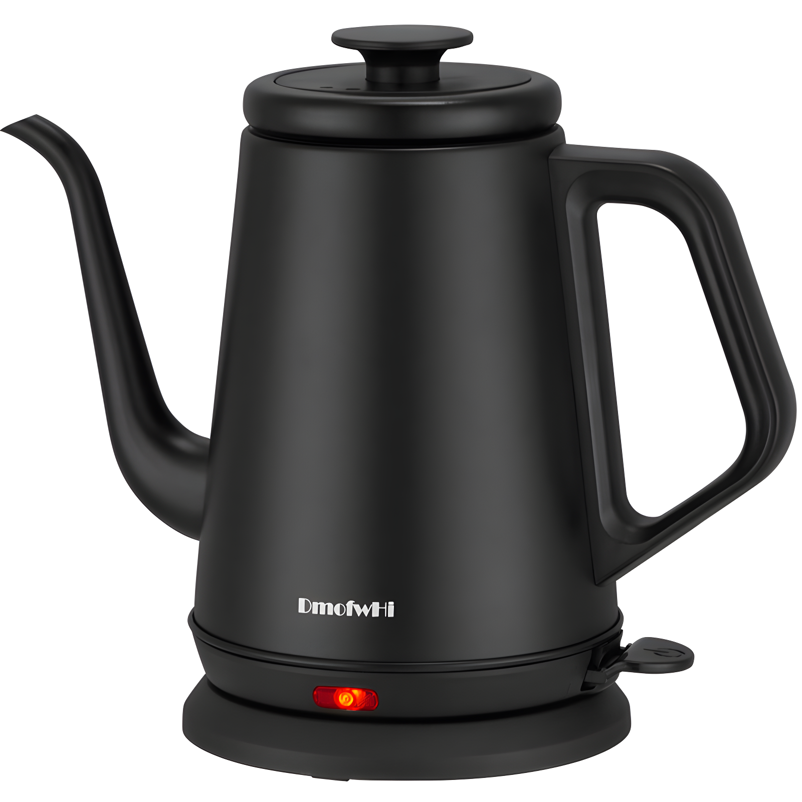 Matte Black Stainless Steel Gooseneck Electric Kettle 1.0L