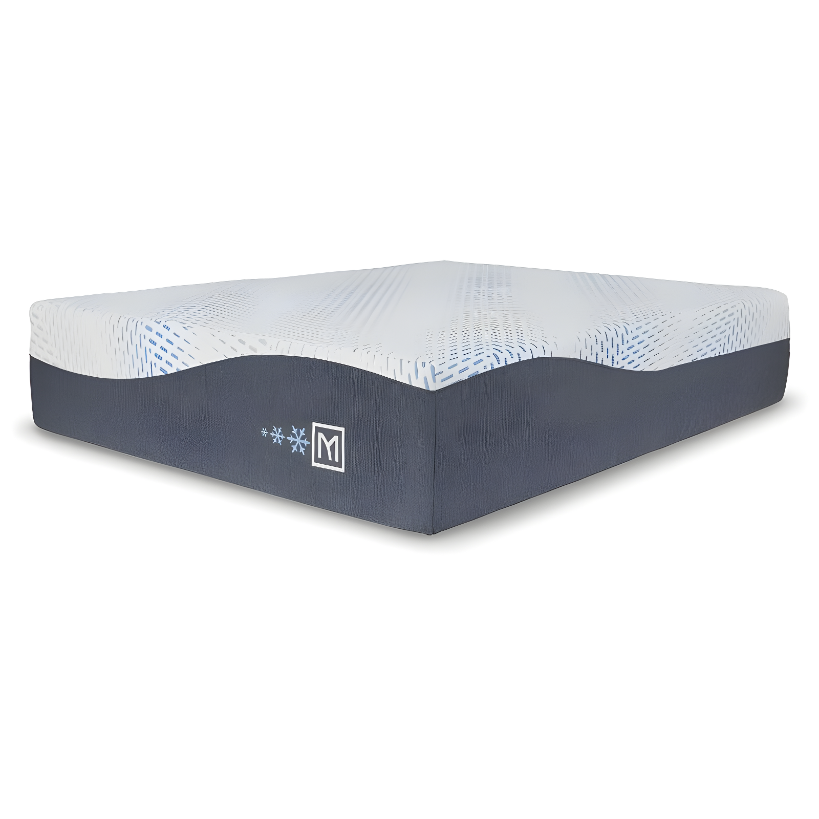 King White Gel Memory Foam Adjustable Bed Mattress