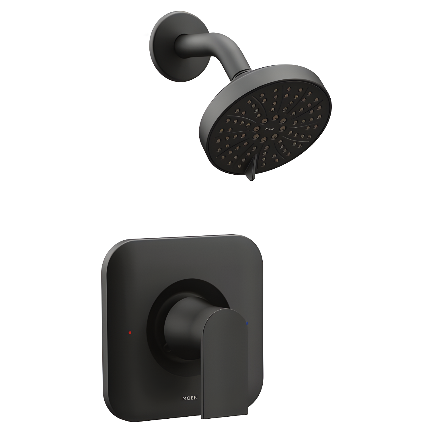 Matte Black Multi-Function Wall Mounted Shower System