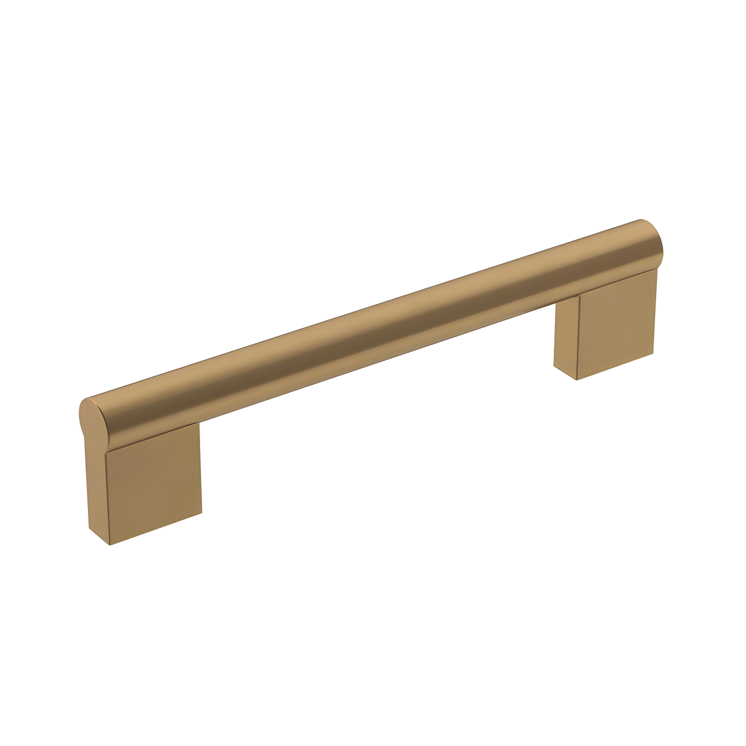 Champagne Bronze Modern Bar Cabinet Pull with Mounting Hardware