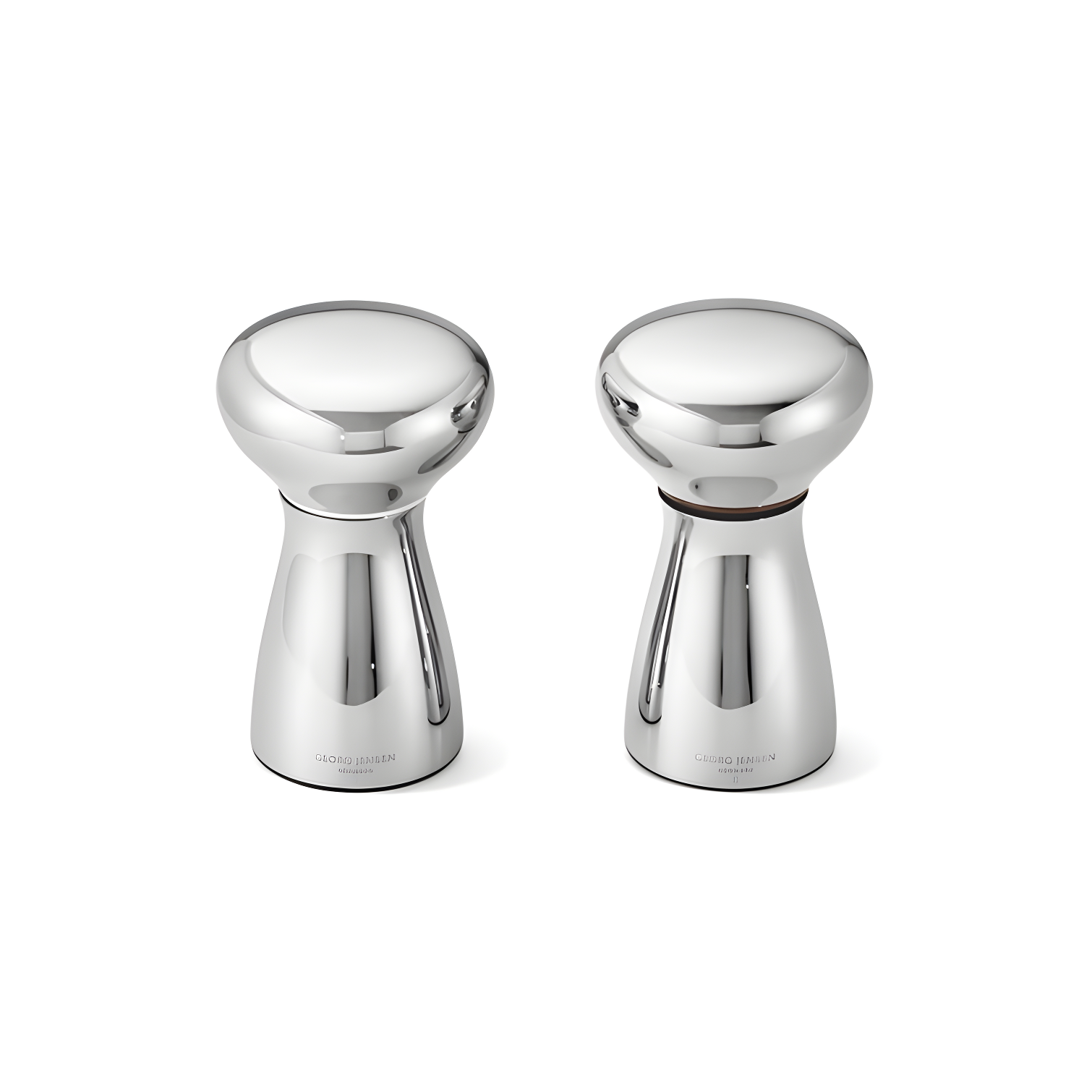 Alfredo Silver Stainless Steel Salt and Pepper Shaker Set