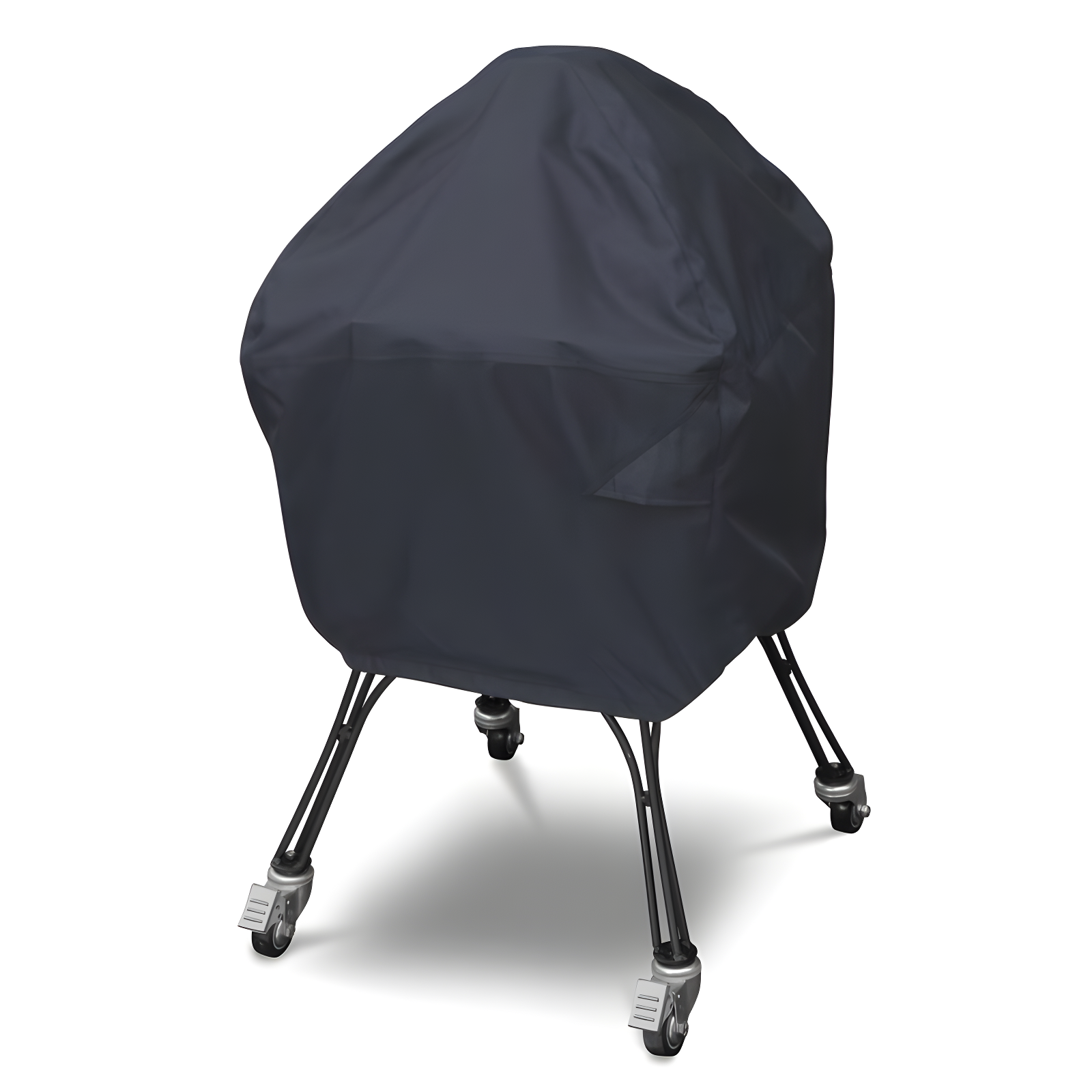 Black Water-Resistant Kamado Ceramic BBQ Grill Cover