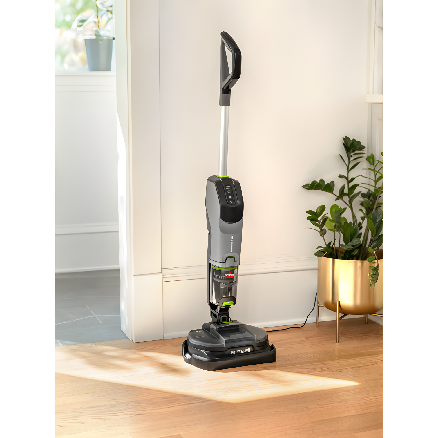 Bissell Gray Cordless Spin Mop and Vacuum Cleaner