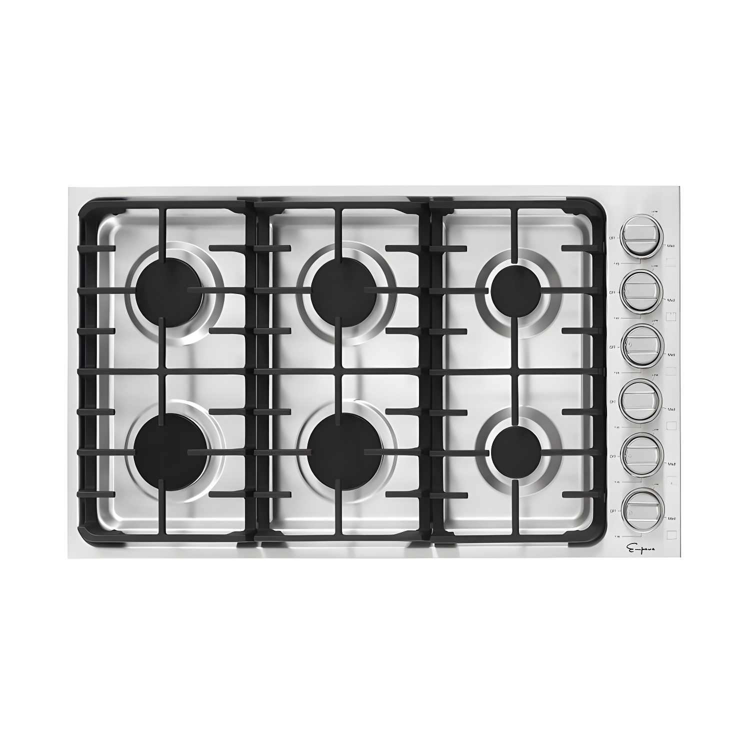 Empava 36" Stainless Steel 6 Burner Gas Cooktop