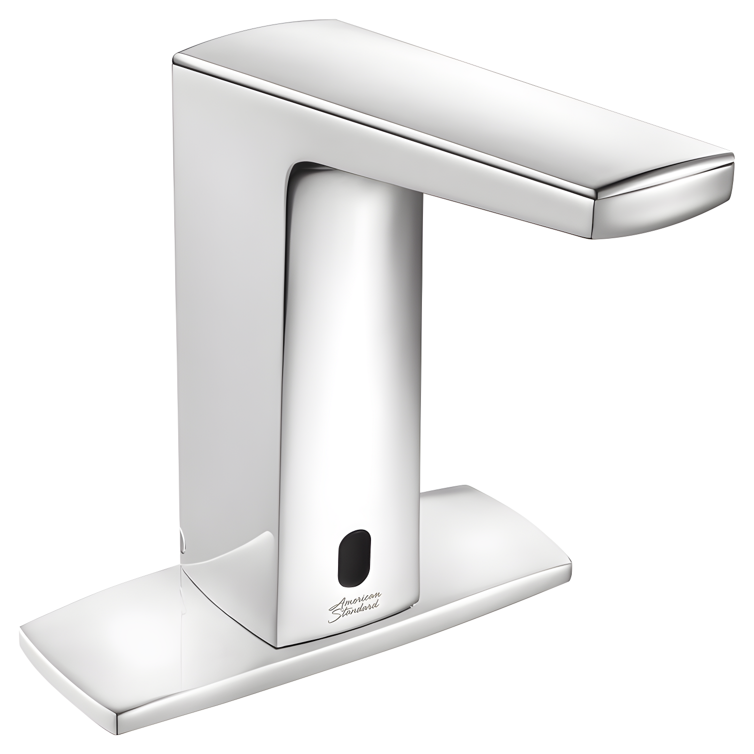 Polished Chrome Single-Handle Touchless Bathroom Faucet