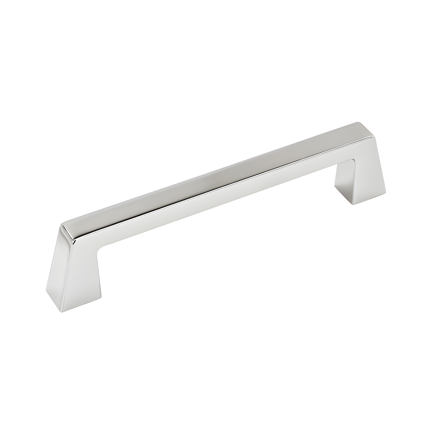 Polished Chrome 5.94" Modern Bar Pull with Mounting Hardware