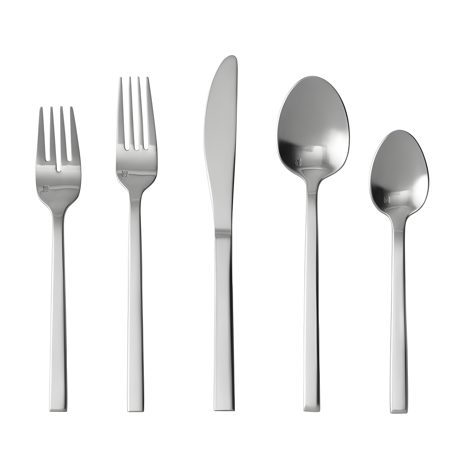 Arezzo Brushed Stainless Steel 20-Piece Flatware Set