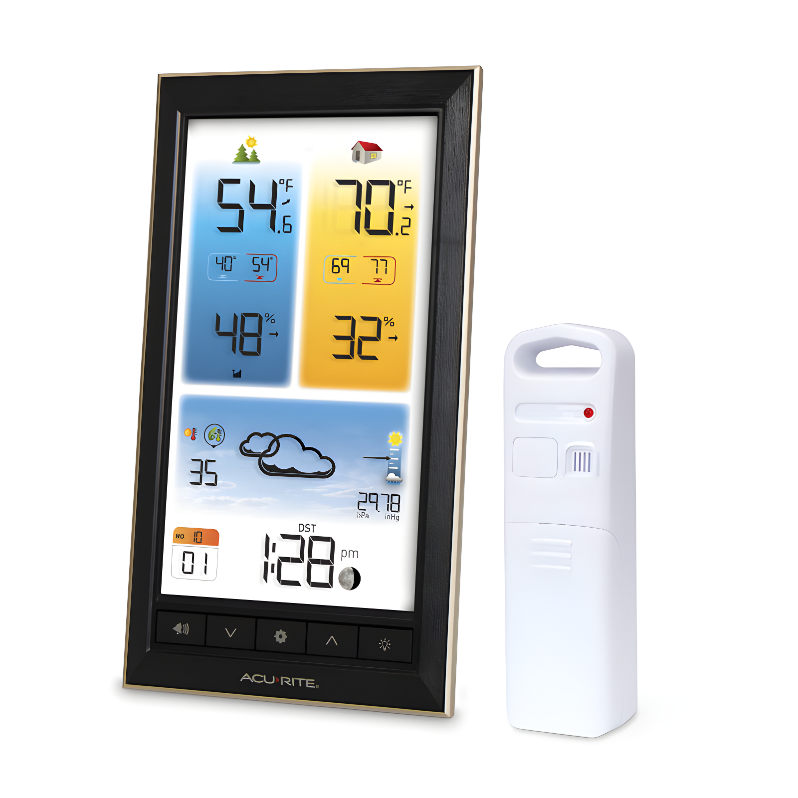 AcuRite Wireless Digital Color Weather Station with Humidity Sensor