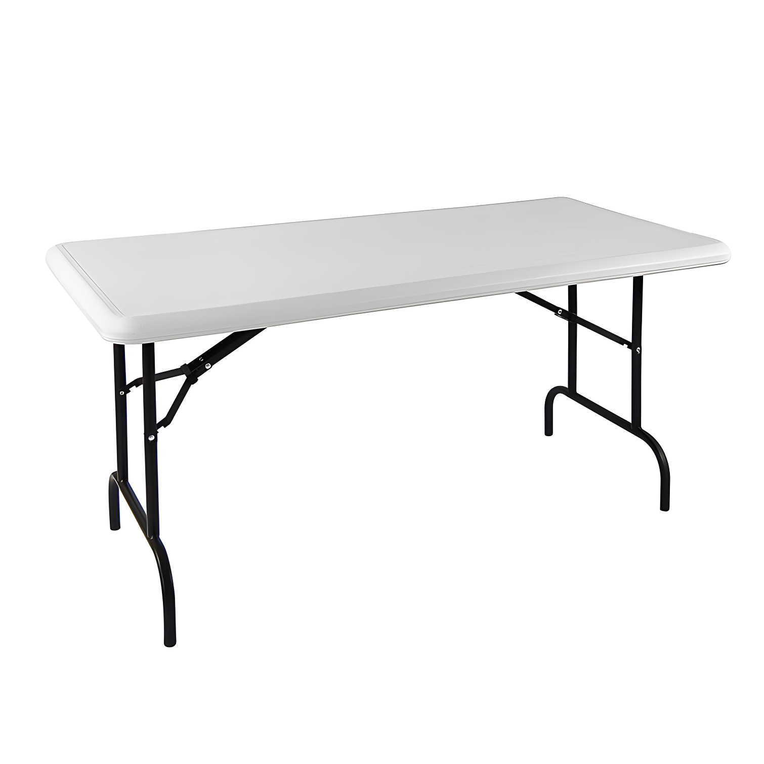 Platinum Granite 72" Rectangular Folding Utility Table