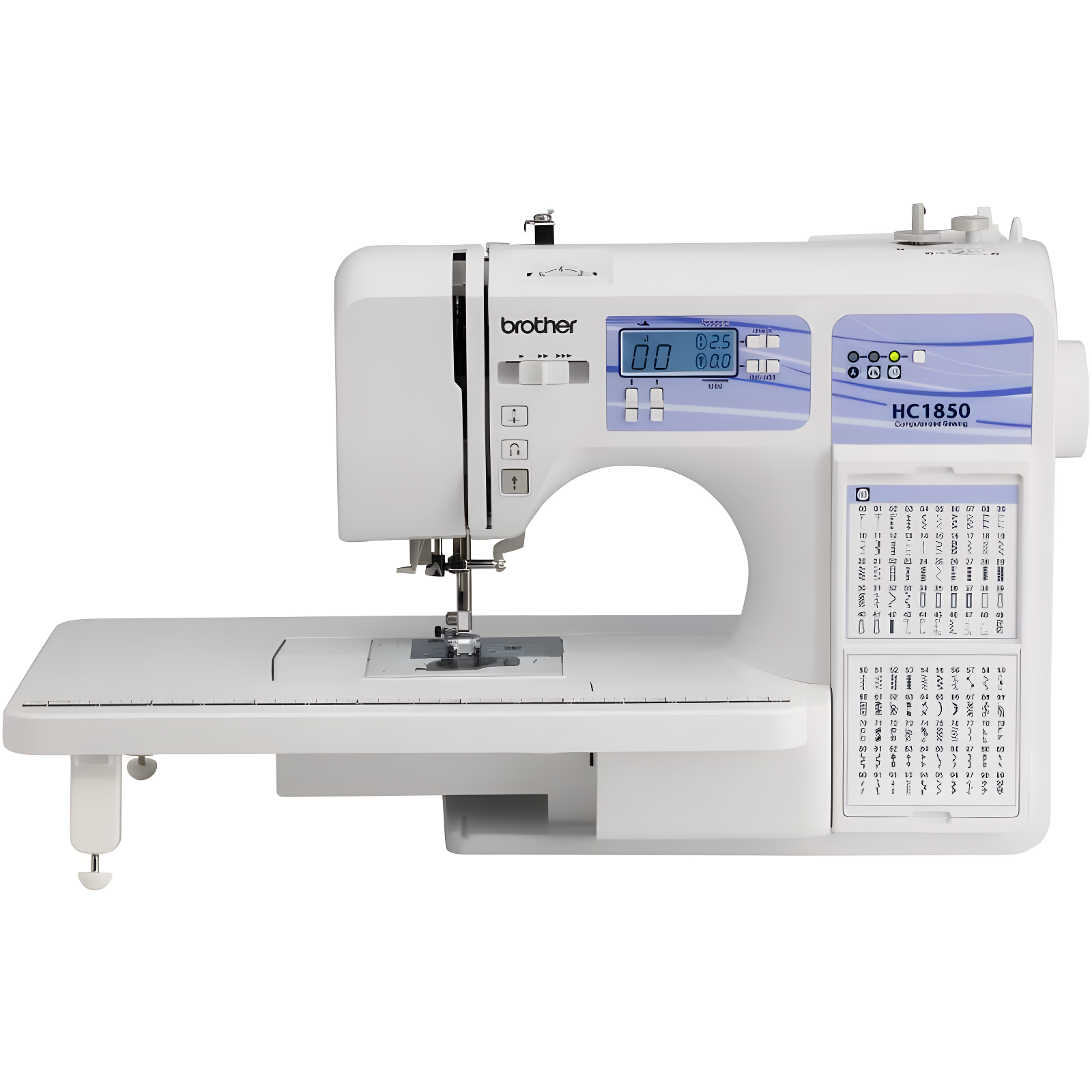 Brother HC1850 White Computerized Sewing and Quilting Machine