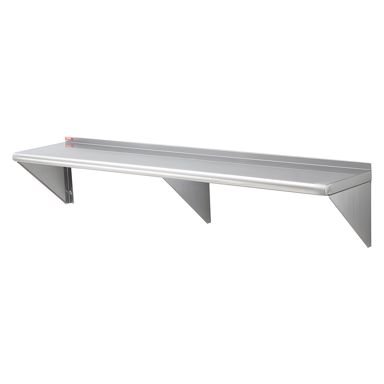 VEVOR 62" Stainless Steel Wall-Mounted Floating Shelf