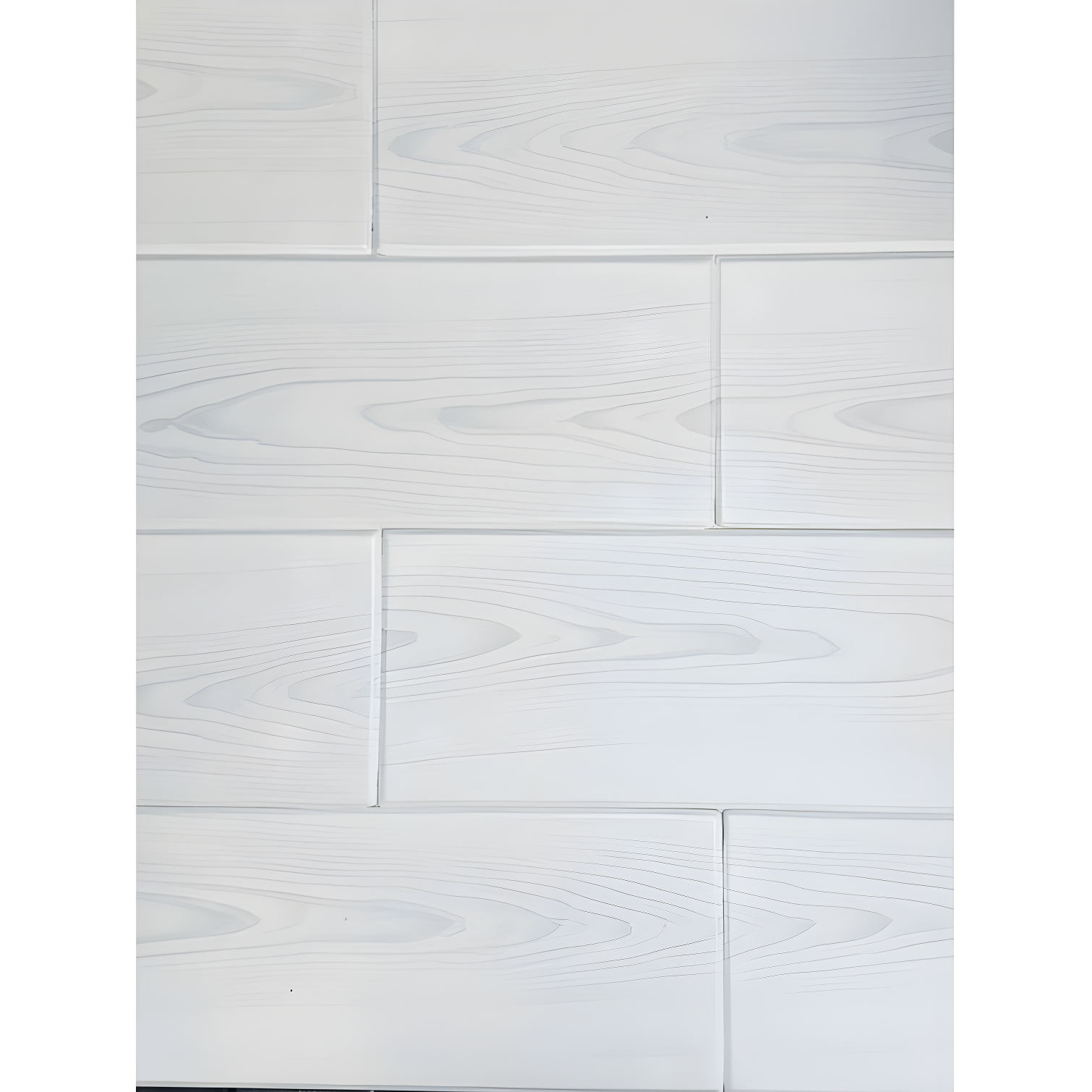 Country White Foam Wood Ceiling Planks 39 in x 6 in