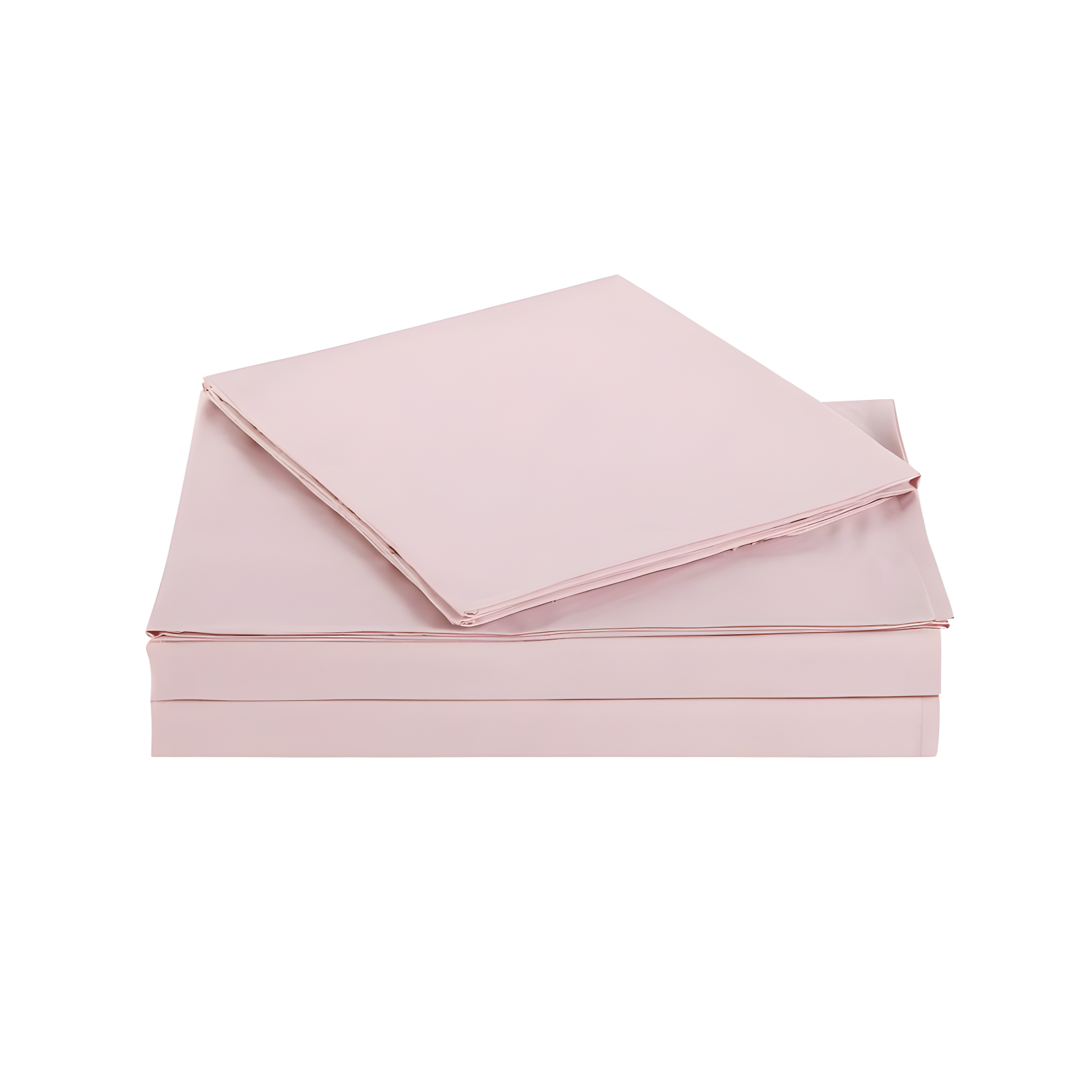 Blush King Solid Microfiber 3-Piece Sheet Set