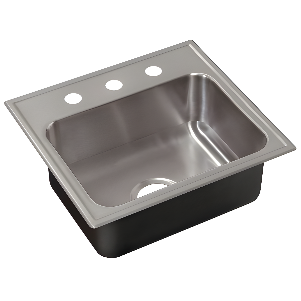 Rectangular Stainless Steel Drop-In Single Bowl Sink