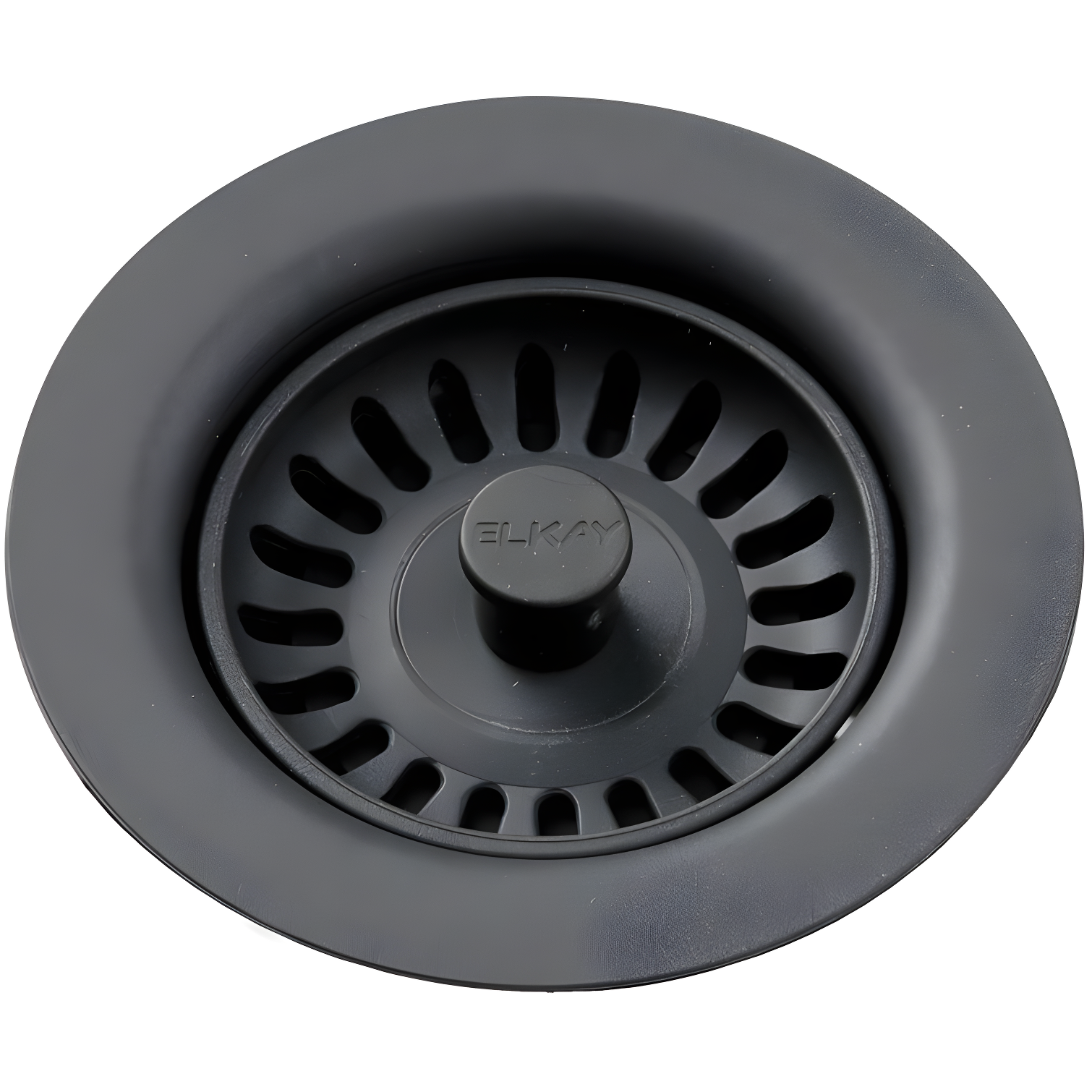 Charcoal Polymer Drain Fitting with Removable Strainer