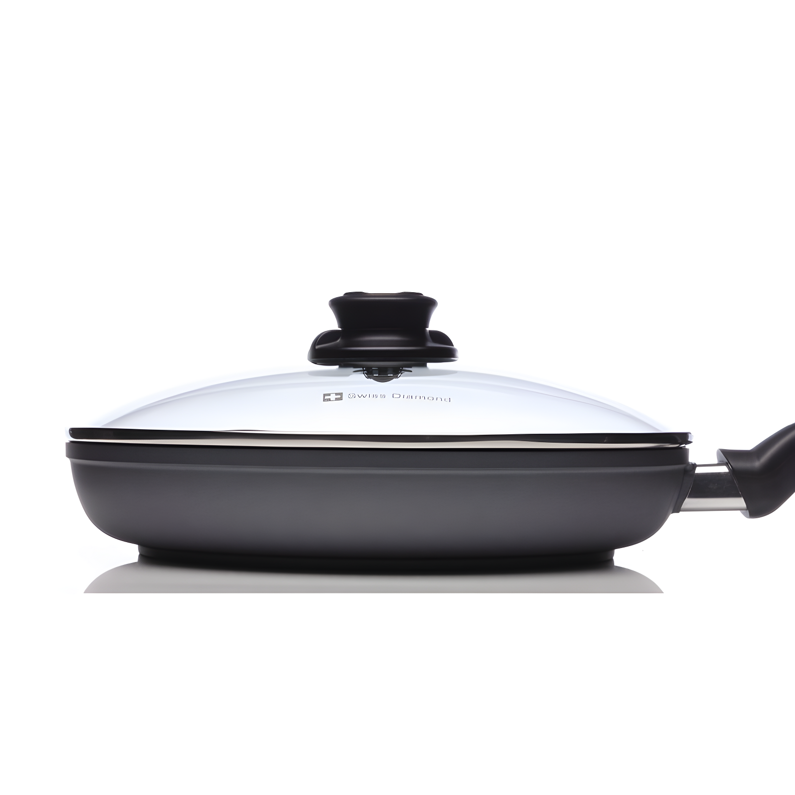 10.25" Nonstick Aluminum Fry Pan with Lid