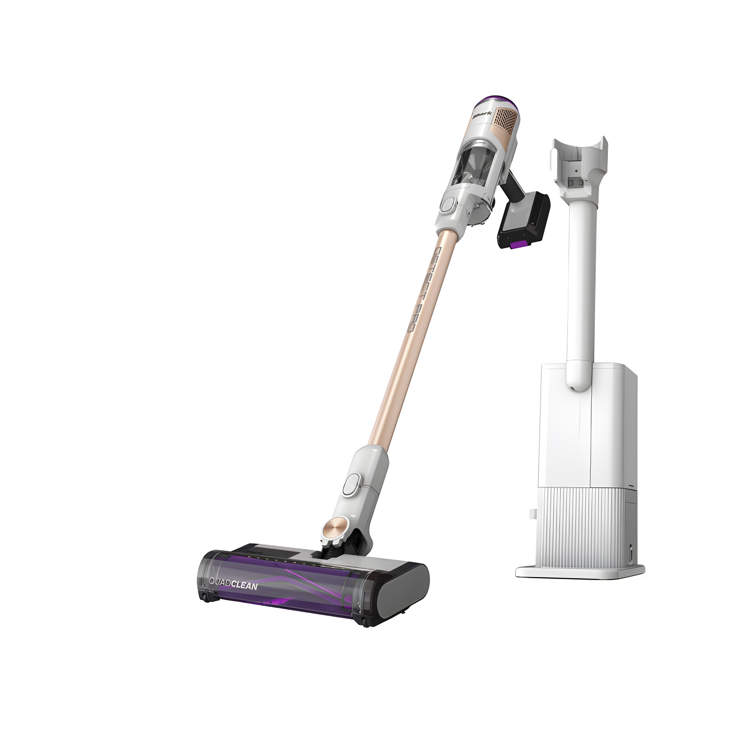 Shark White Cordless Stick Vacuum with HEPA Filter for Pets