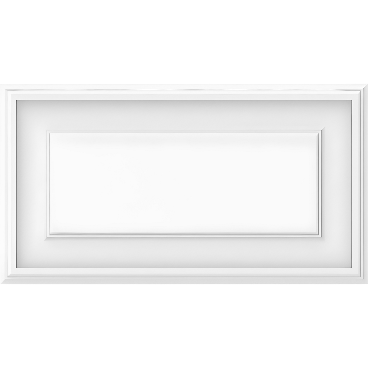 White Embossed Decorative Wall Panel 22" x 12"