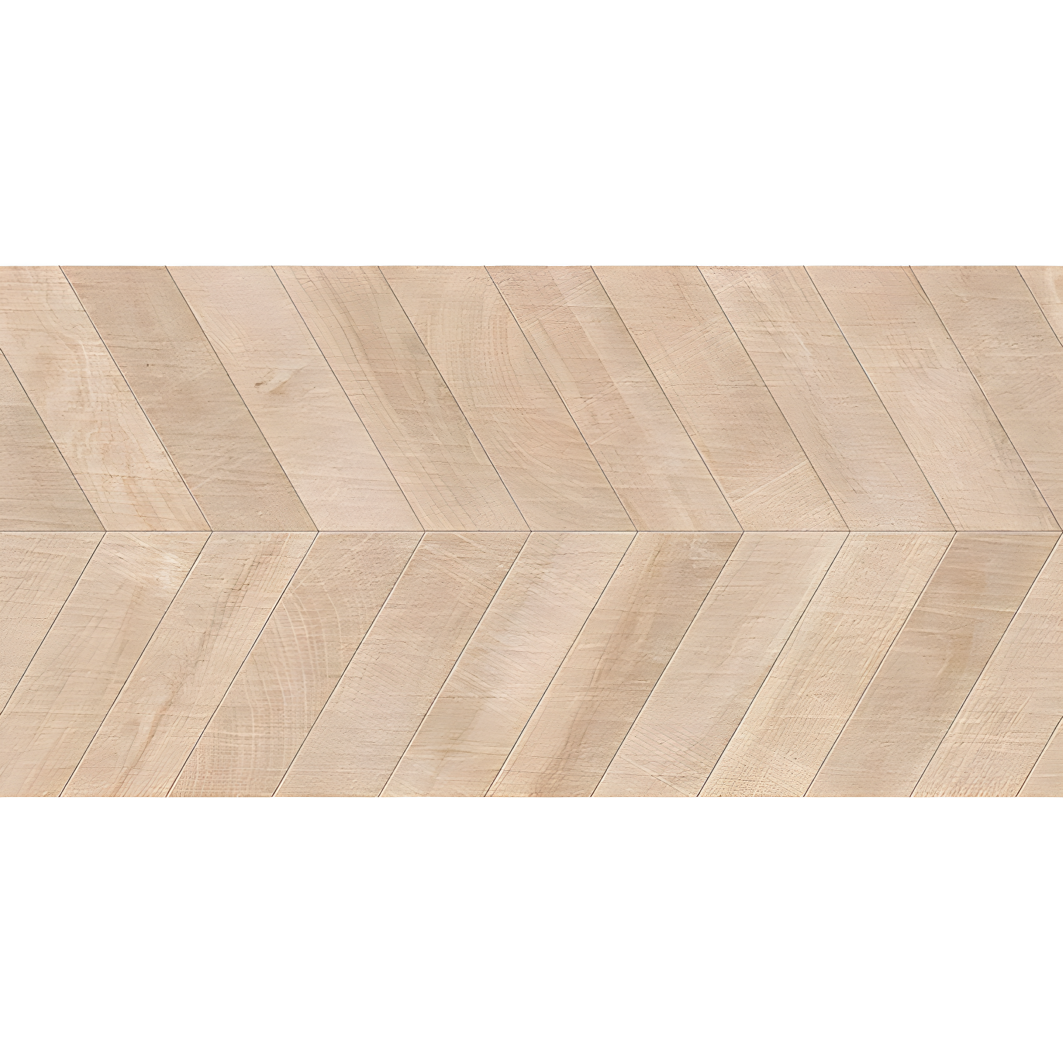 Bois Chevron Beige Matte Porcelain Rectangular Wall and Floor Tile