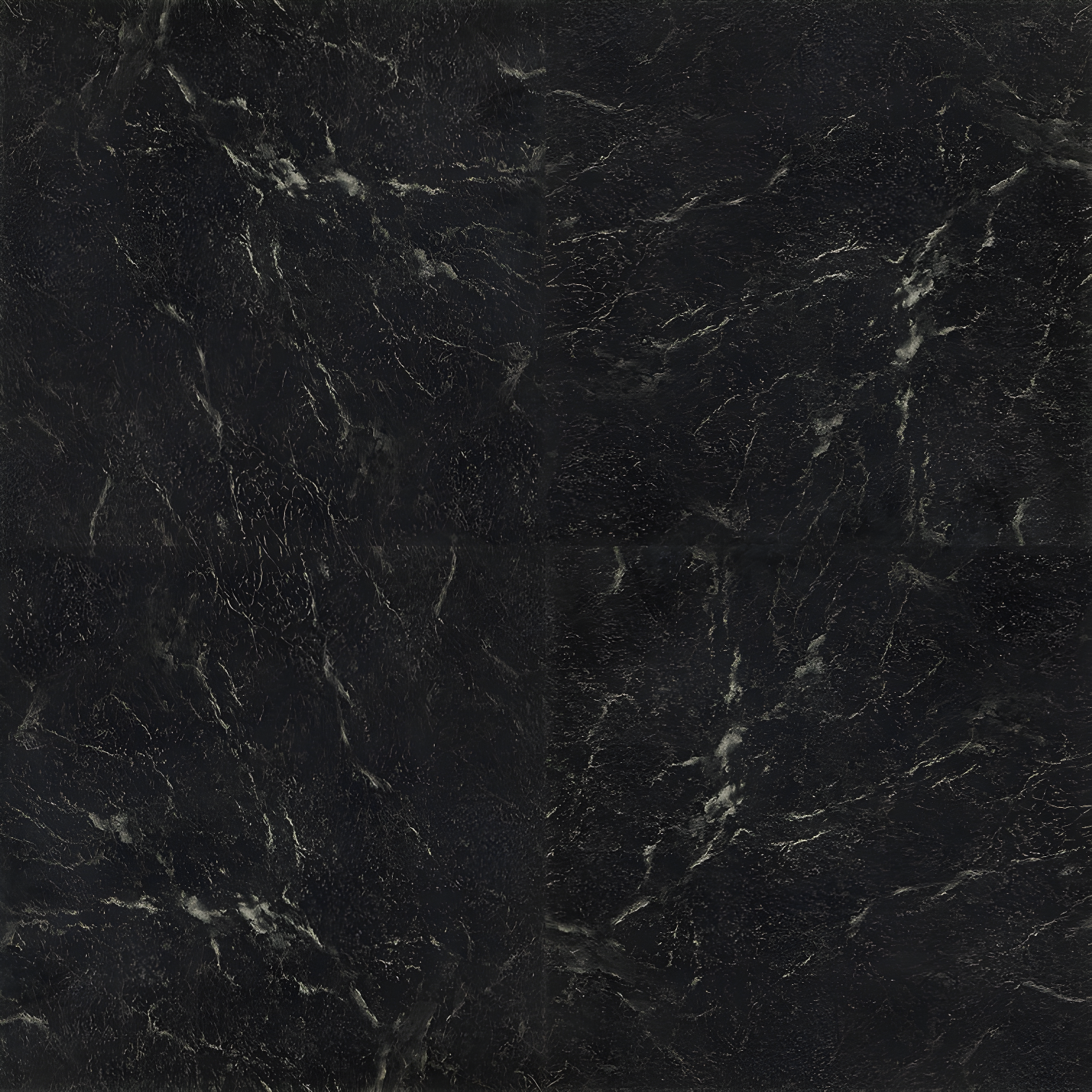 Nexus Black Marble Self-Stick Vinyl Floor Tiles, 12'' x 12''