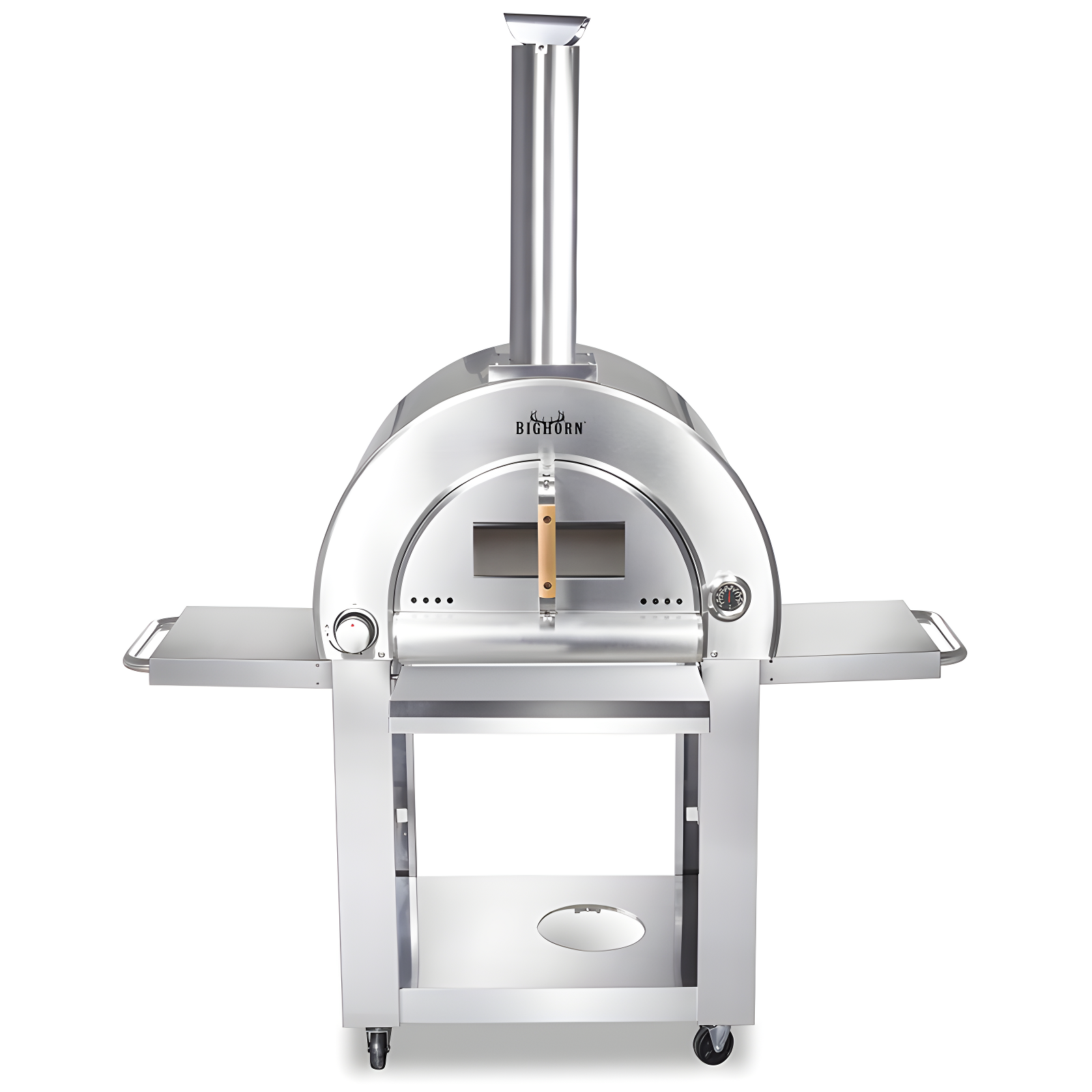 Big Horn 16-Inch Stainless Steel Propane Gas Outdoor Pizza Oven