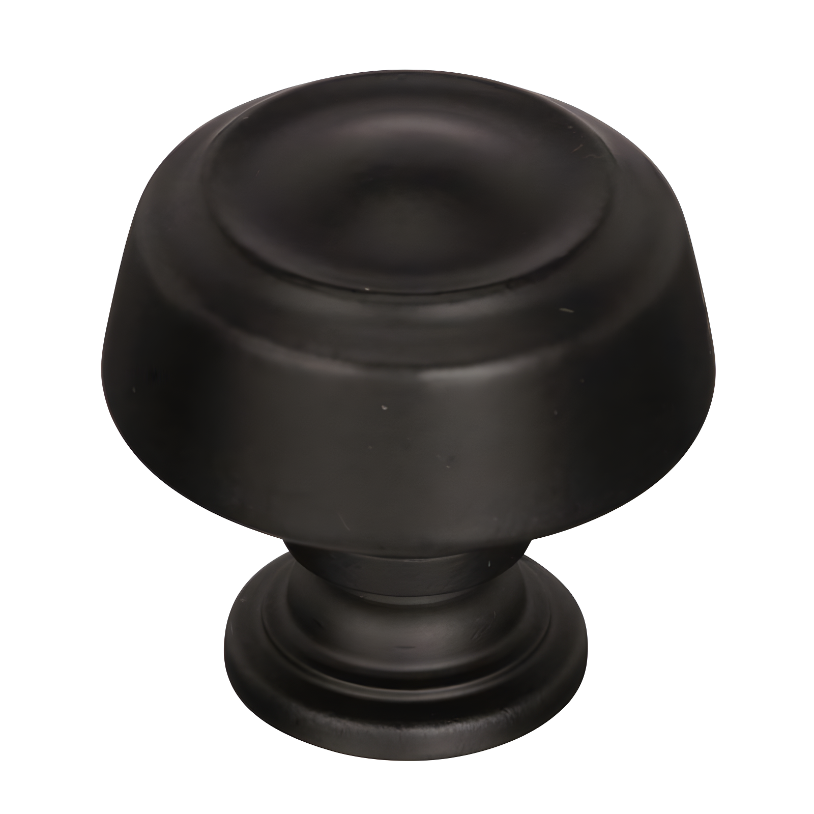 1-3/16 Inch Black Bronze Round Cabinet Knob