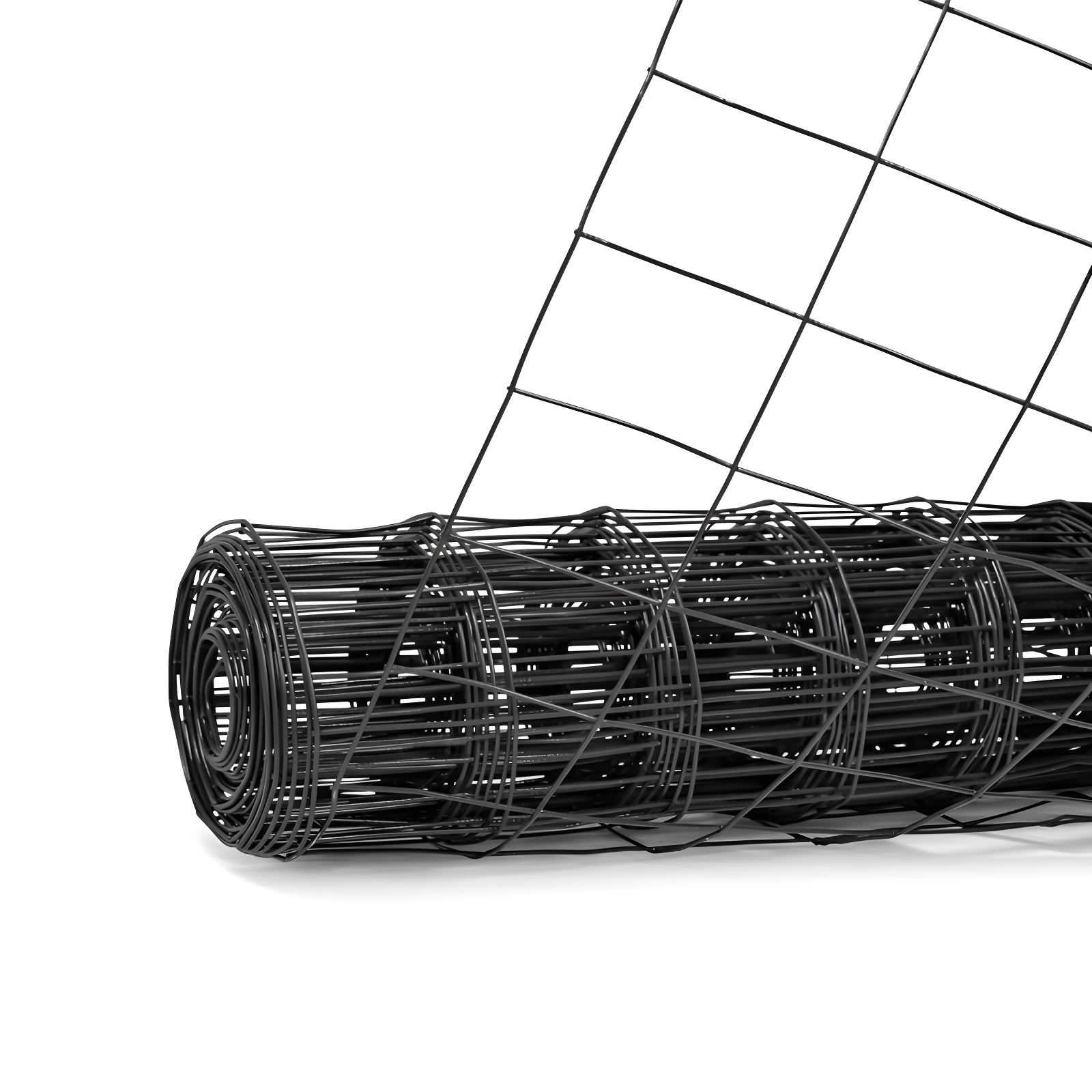 2 ft. x 50 ft. Black Vinyl Coated Welded Wire Fence