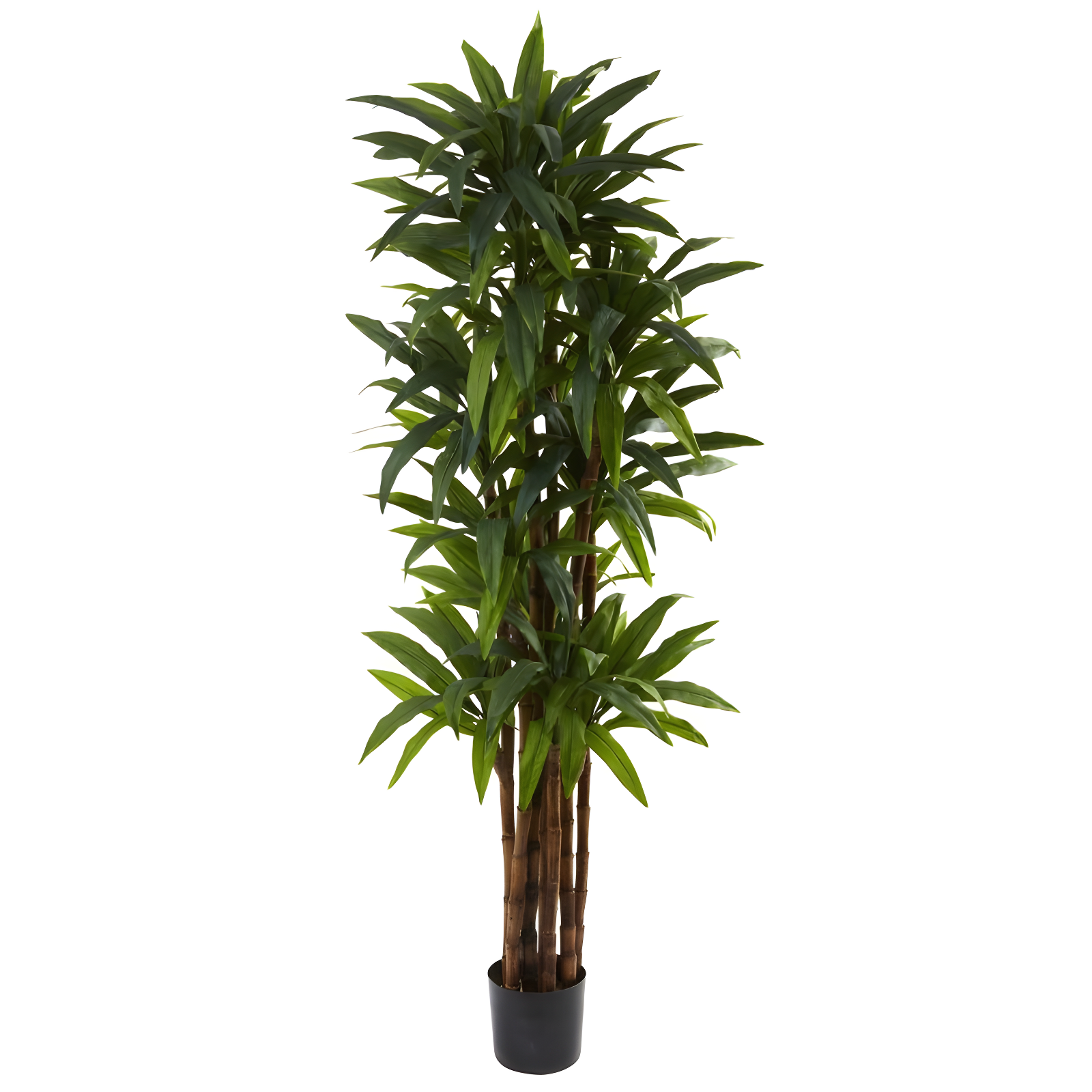 Elegant Silk Dracaena 6.5ft Potted Floor Plant for Outdoor Use