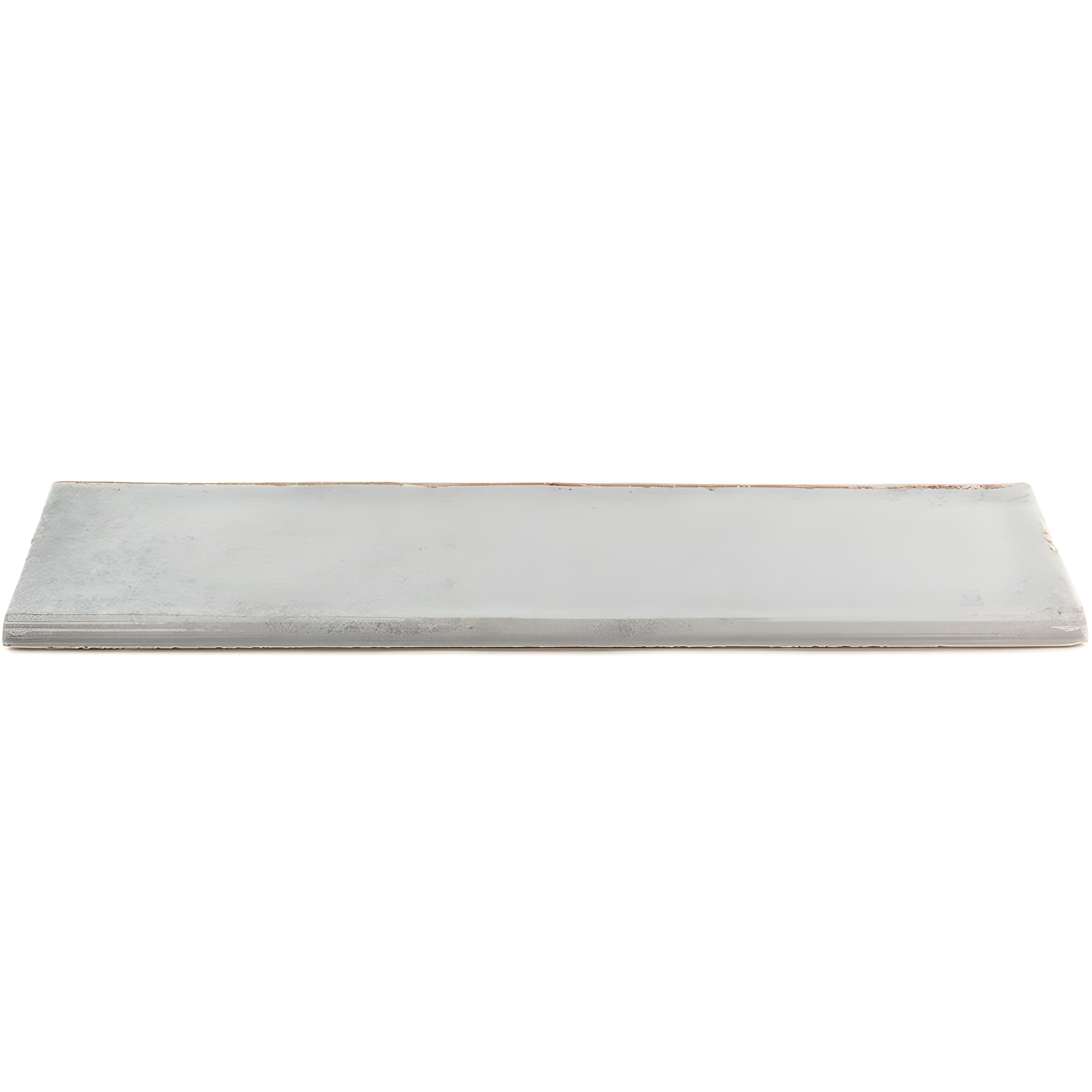 Gray 3x12 Polished Ceramic Bullnose Tile Trim