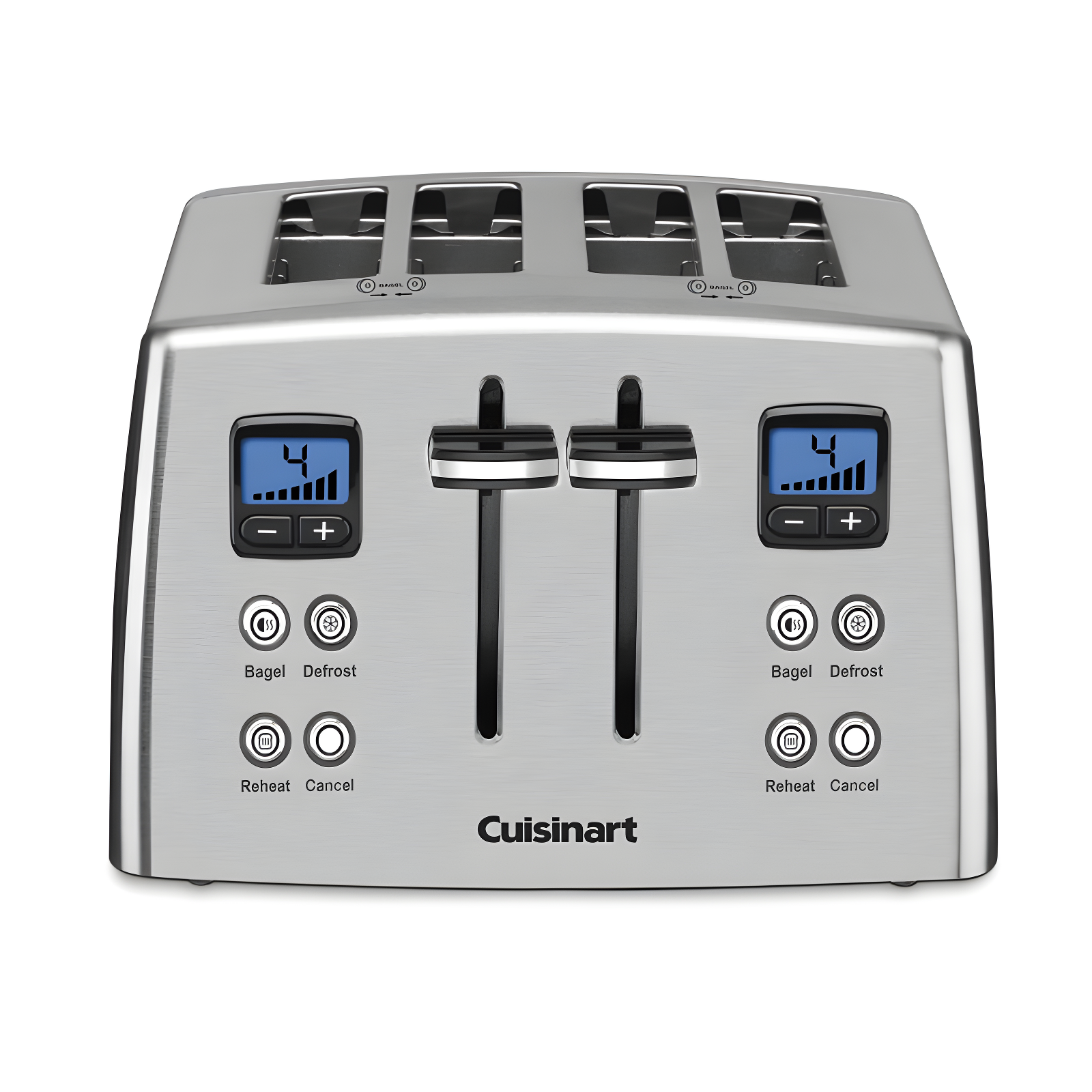 Cuisinart Stainless Steel 4-Slice Digital Toaster with Wide Slots