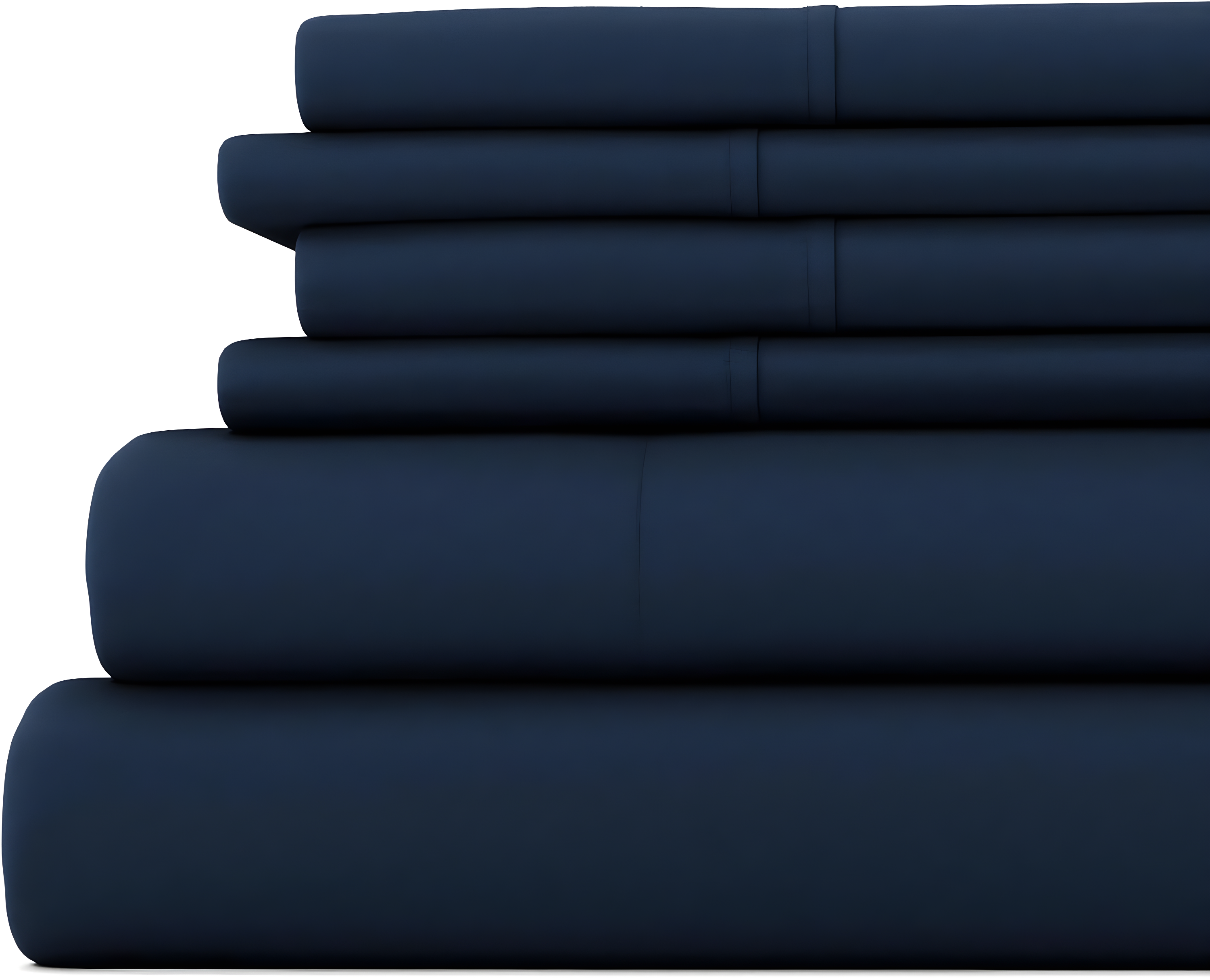 Navy Queen Ultra Soft Deep Pocket 6-Piece Sheet Set