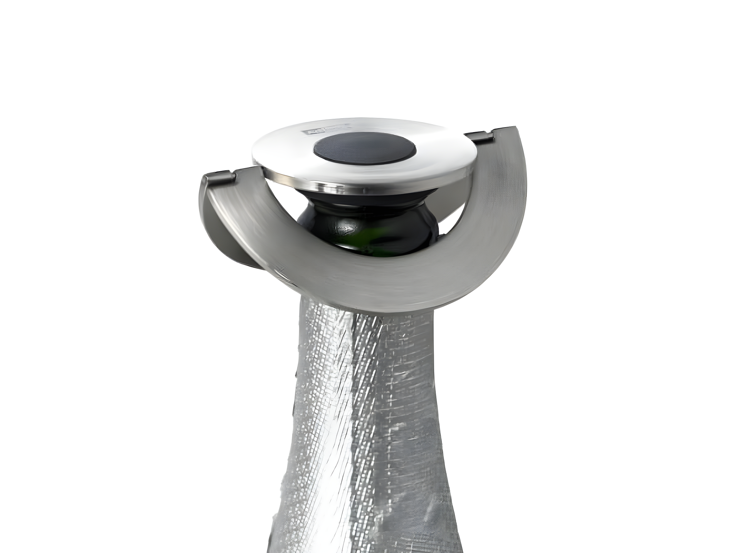 AdHoc Stainless Steel Champagne Stopper with Vacuum Seal