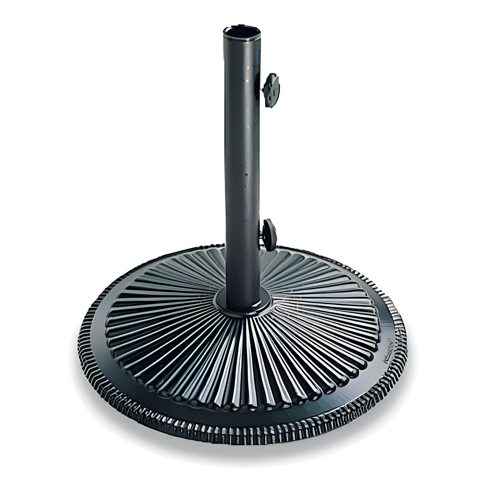 Black Cast Iron 50 lb Umbrella Base Stand