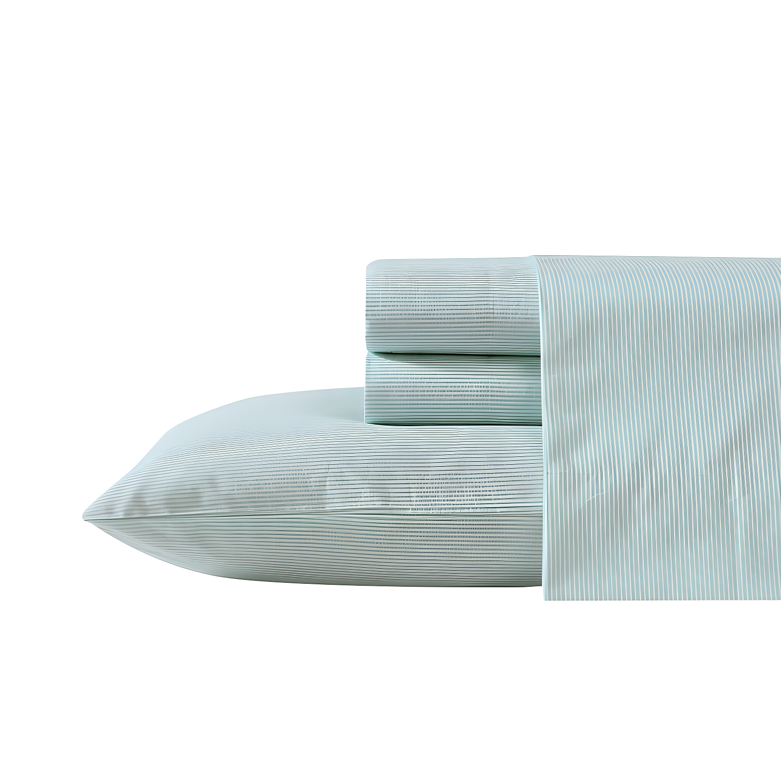 Cargo Green Cotton Percale Deep Pocket Full Sheet Set