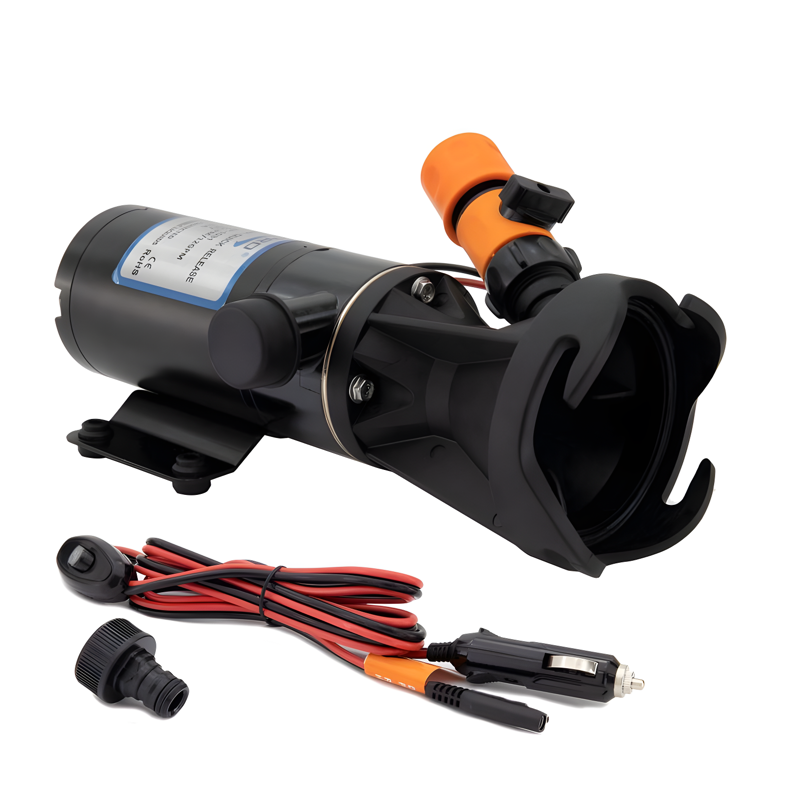 RecPro 12 Volt Black Portable RV Macerator Pump