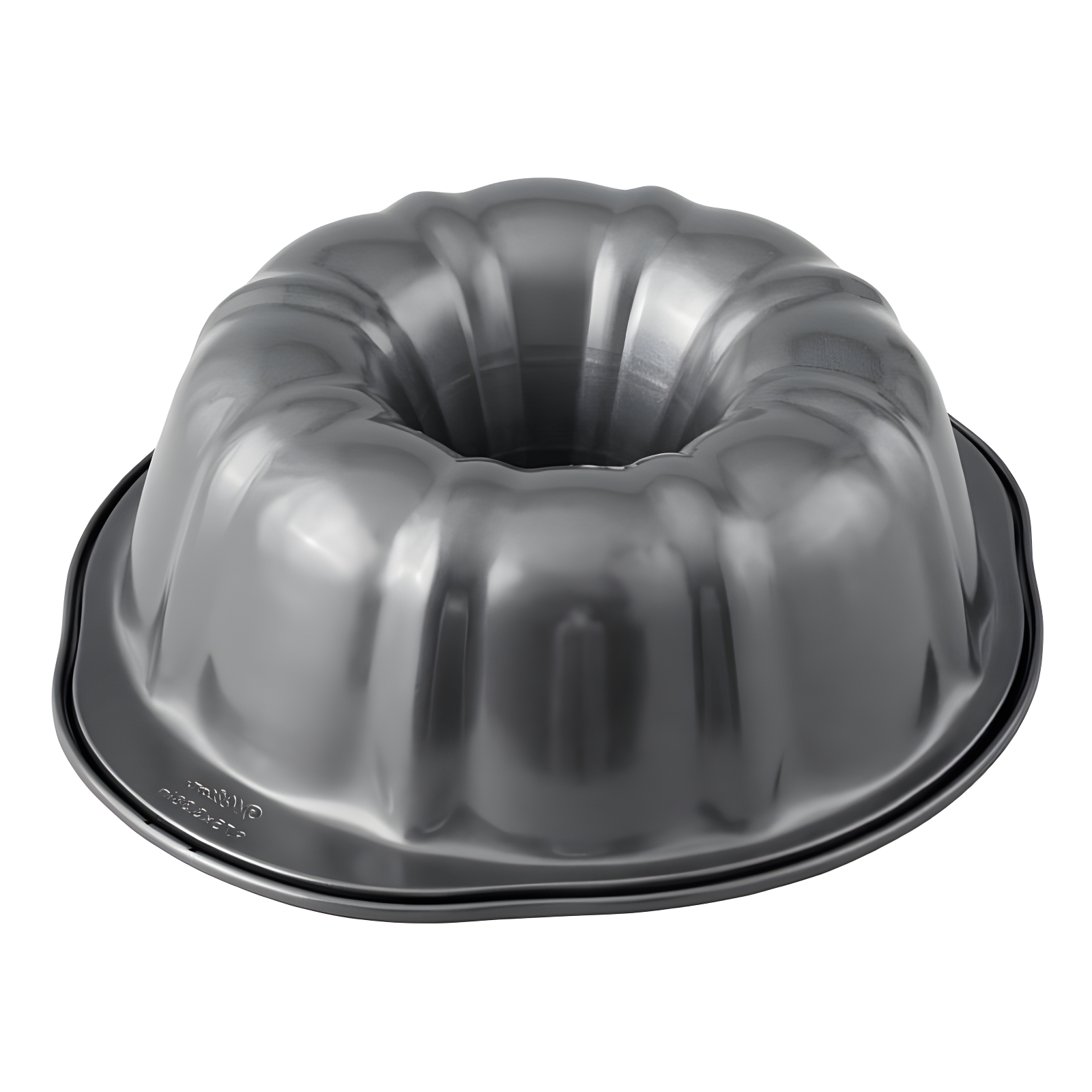 Wilton Gray Non-Stick Fluted Tube Bundt Pan