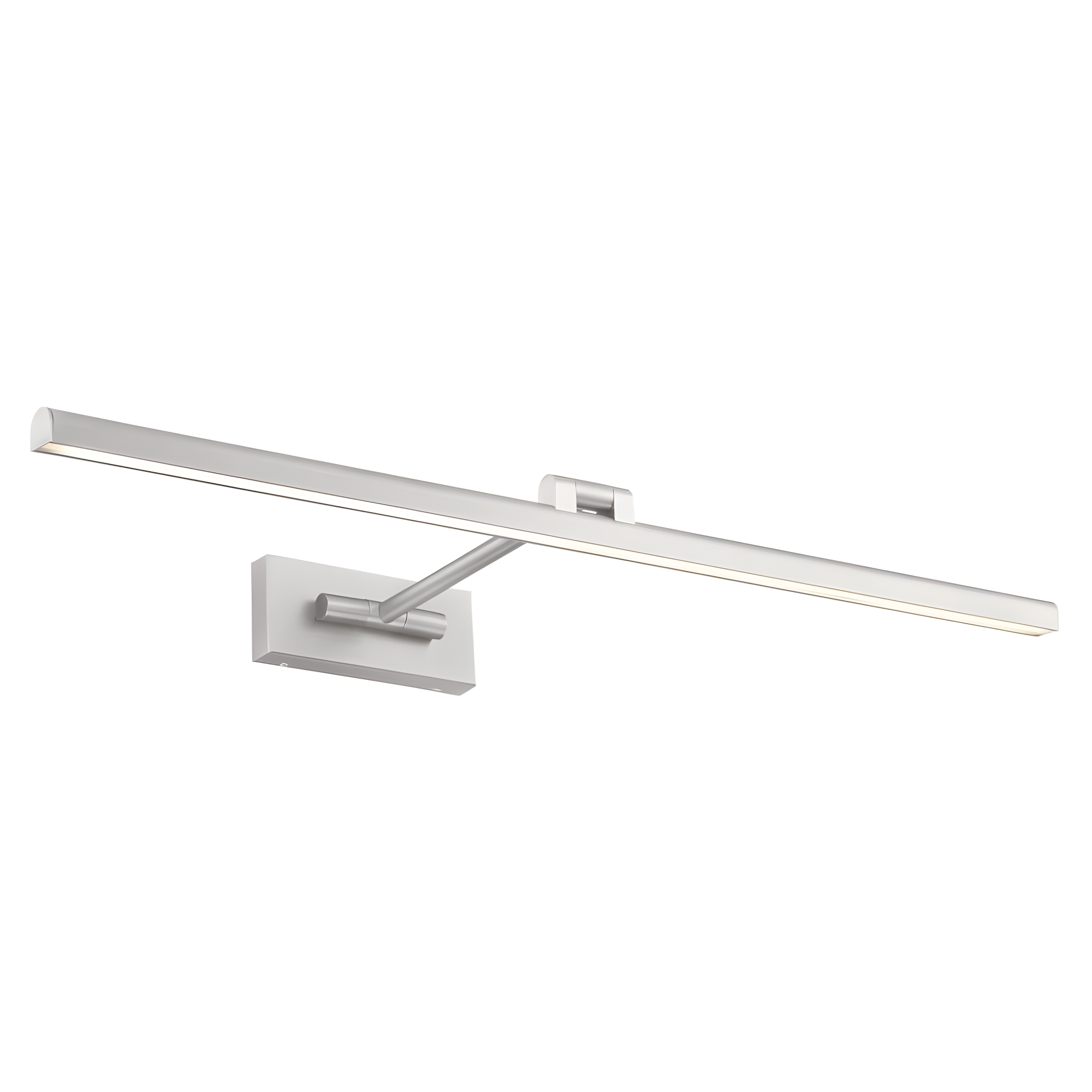 Brushed Nickel Adjustable LED Wall Picture Light