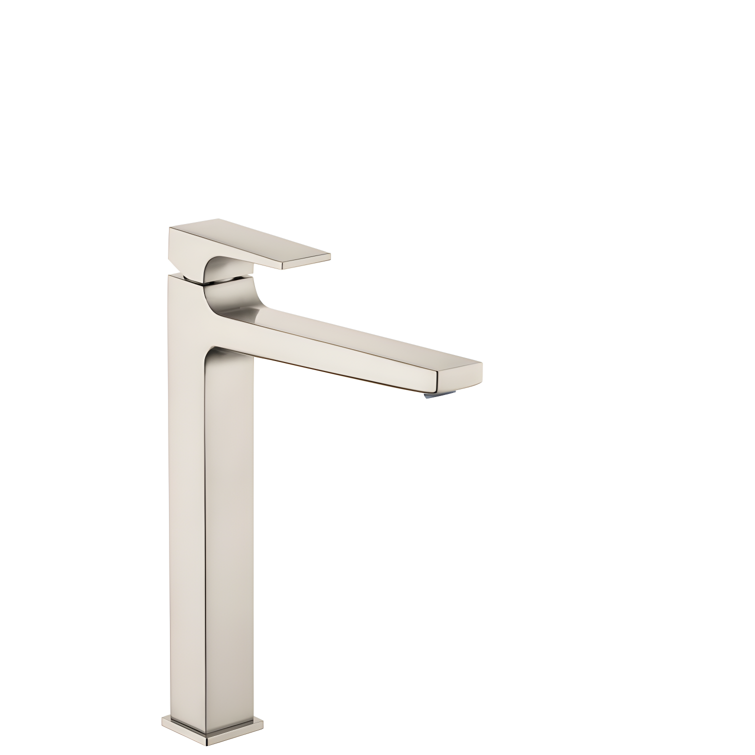 Metropol Brushed Nickel Modern Single-Hole Faucet with Lever Handle