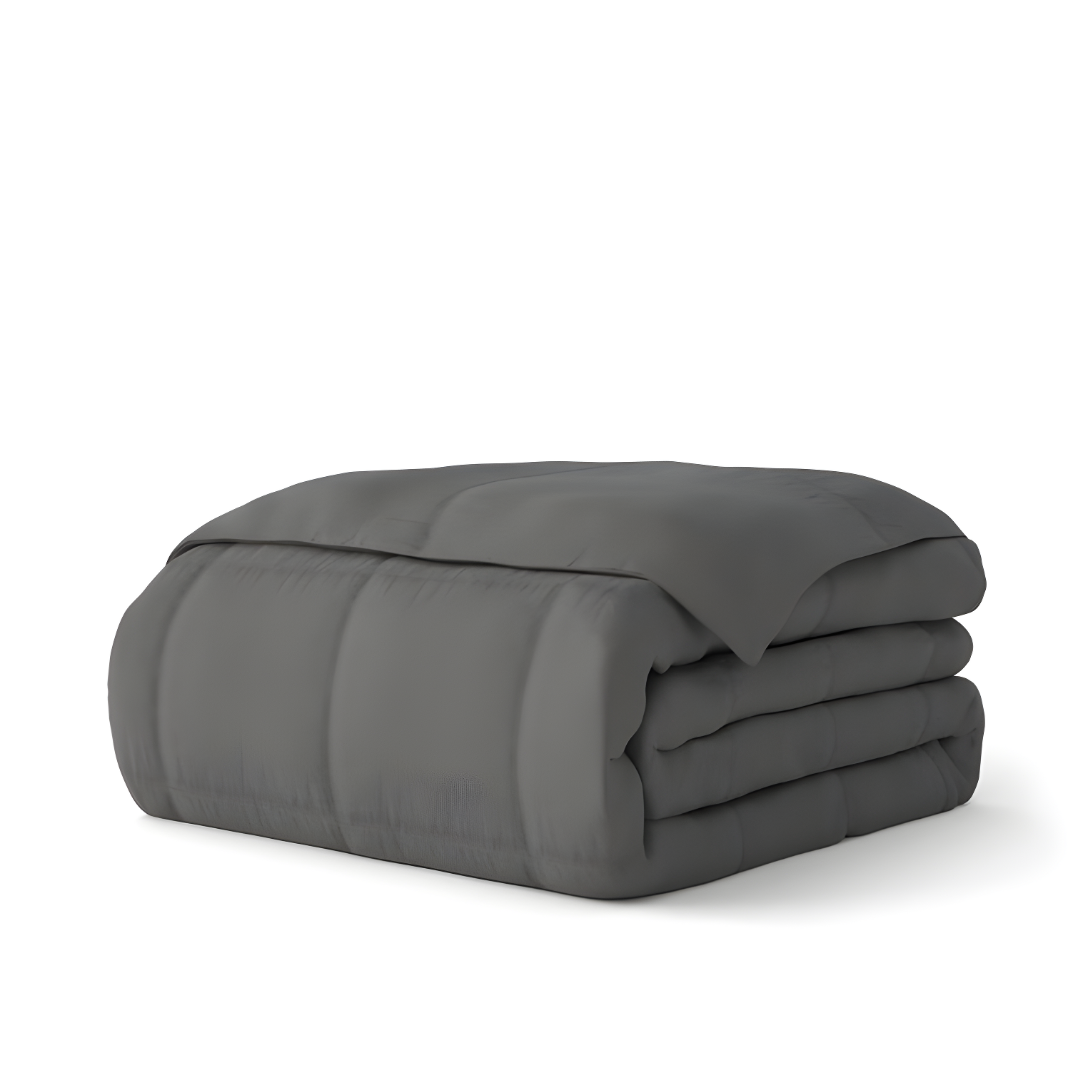 Gray Twin Down Alternative Microfiber Comforter Set