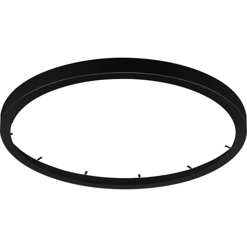 Everlume 18" Black Nickel LED Edgelit Round Trim Ring