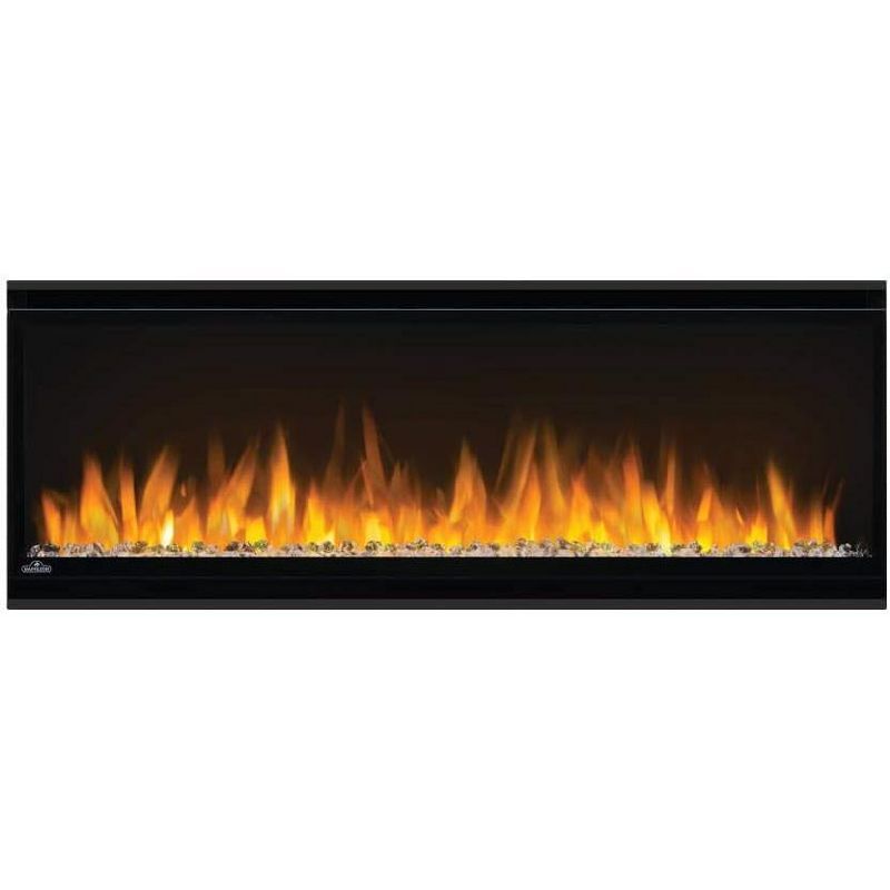 Napoleon 42-Inch Black Slim Wall Mount Electric Fireplace