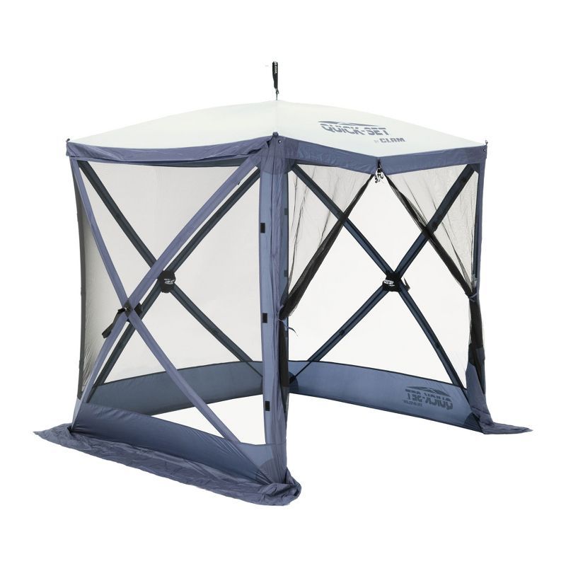 CLAM Slate Blue 6' x 6' Portable Pop-Up Gazebo Canopy Shelter