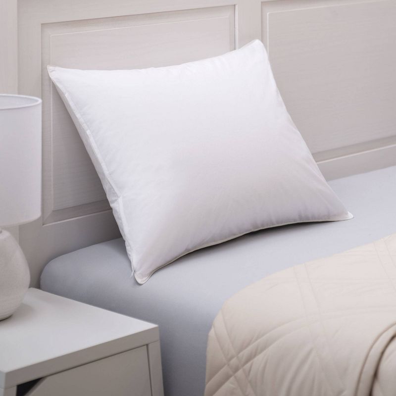 King White Cotton Chamomile Infused Pillow Protector