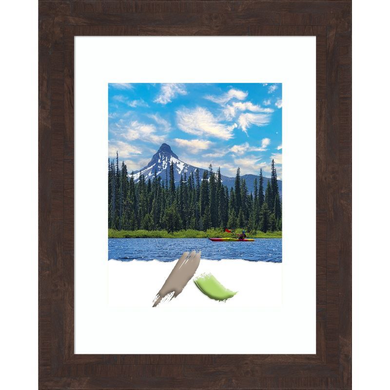 Classic Dark Walnut Wood Wall Picture Frame