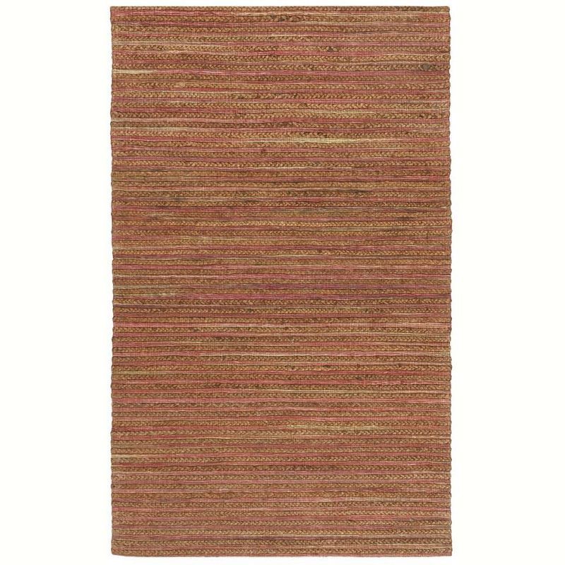 Rust Handwoven Cotton Reversible Area Rug 3' x 5'