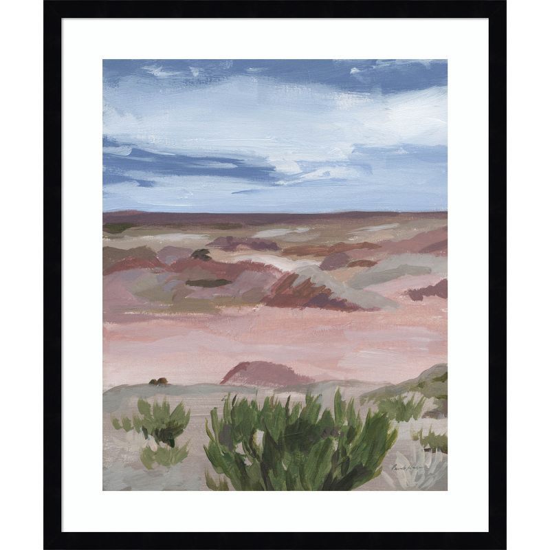 Pamela Munger Pastel Desert Landscape Wood Framed Wall Art Print