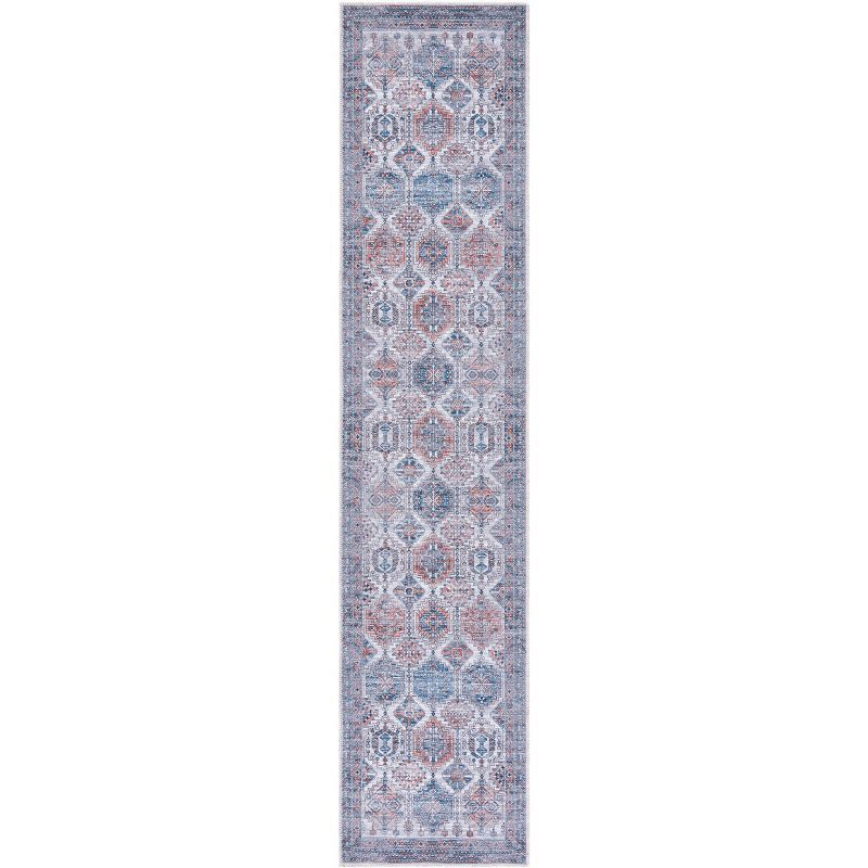 Ivory Rust Easy-Care Viscose Chenille 24" Accent Rug