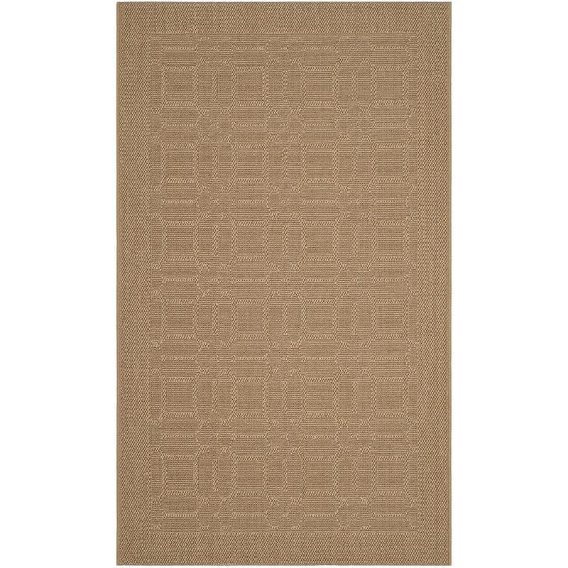 Maize Geometric Hand-knotted Sisal 4' x 6' Area Rug