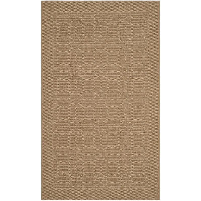 Maize Geometric Hand-knotted Sisal 4' x 6' Area Rug