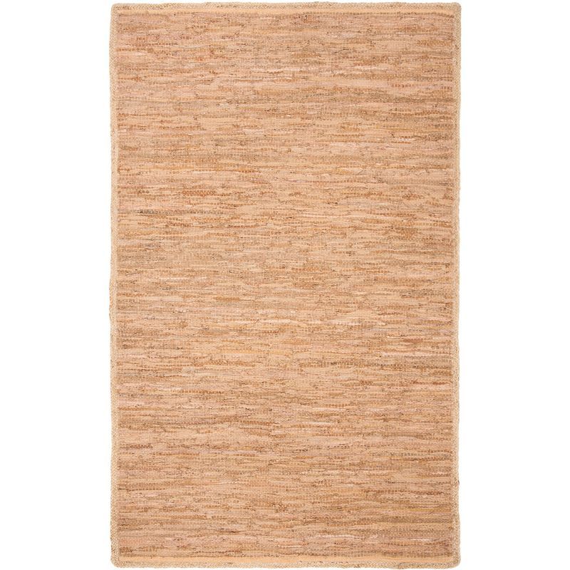 Cape Cod Camel Natural Handwoven Wool Cotton Area Rug